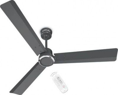 BAJAJ Armour Series Classico Sleek Plus 5 Star 1200 mm 3 Blade Ceiling Fan  (Coal Mine Grey | Pack of 1)