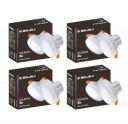 Bajaj Celesta LED Downlight 3-in-1 Colour | 5W LED Downlight | for Smaller Spaces | Long Life of 25000 Hours (Pack of 4)...