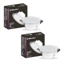 Bajaj Celesta Rim Lit Downlight 7W Multi CCT | 7W False Ceiling Light | Round LED Conceal Surface Light for Home | Colour Changing LED (Pack of 2)...