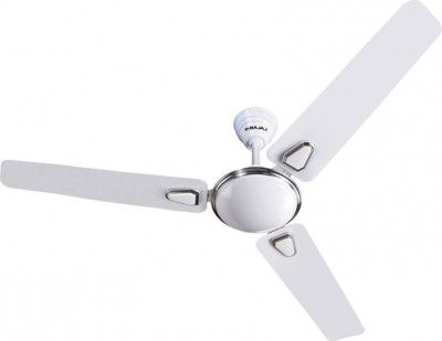 BAJAJ Crest Deco Turbo 1200mm White Ceiling Fan 1 Star 1200 mm 3 Blade Ceiling Fan