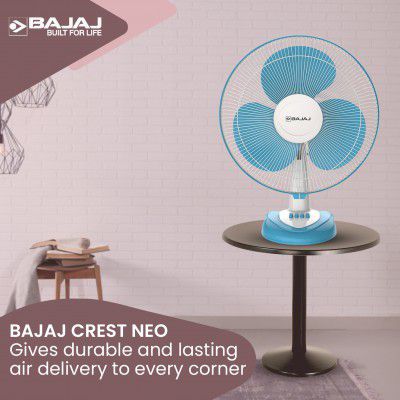 BAJAJ Crest Neo 400 mm 3 Blade Table Fan  