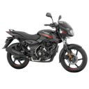 Bajaj DH65 Pulsar 125 Neon Disc Motorcycle/Motorbike - Ebony Black Solar Red Decals - Ex-Showroom...