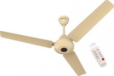 BAJAJ Energos 26 5 Star 1200 mm 3 Blade Ceiling Fan (BLDC Motor with Remote | Base Ivory)