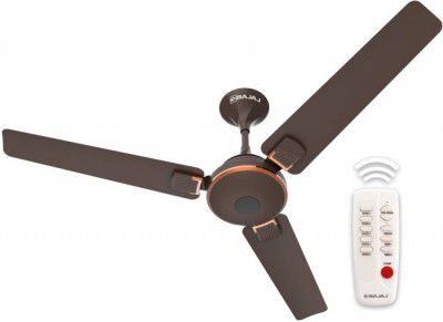 BAJAJ Ethora Plus BLDC 5 Star 1200 mm 3 Blade Ceiling Fan  (Red Walnut | Pack of 1)