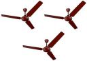 Bajaj Frore 1200 Mm (48") Star Rated Ceiling Fans For Home |Bee Star Rated Energy Efficient Ceiling Fan | 2-Yr Warranty Brown (Pack Of 3), 1 Star...