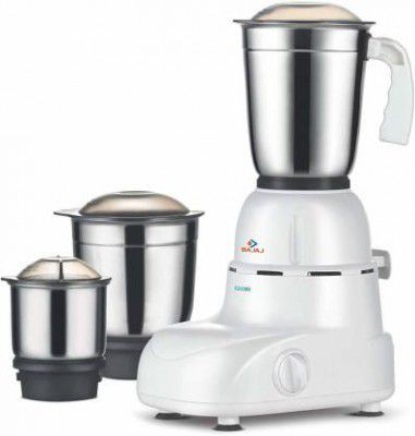 BAJAJ Glory 500-Watt Mixer Grinder (3 Jars)