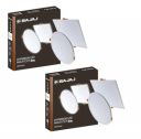 Bajaj Hyperion LED Multi CCT Panel 15W Square (Pack of 2)...