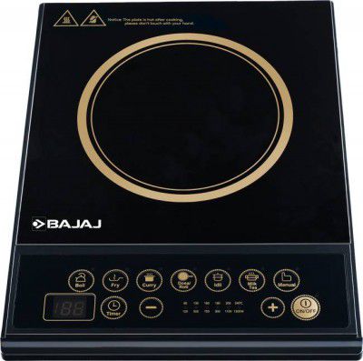 BAJAJ ICX 130 Induction Cooktop (Black, Push Button)
