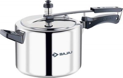 BAJAJ INNER LID SS 3 L Inner Lid Induction Bottom Pressure Cooker  (Stainless Steel)