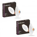 Bajaj Ivora Compact Downlight 5W 3-In-1 Cct (Pack of 2)...