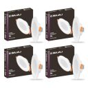 Bajaj Ivora Compact Downlight 5W 3-In-1 Cct (Pack of 4)...
