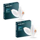 Bajaj Ivora Compact Downlight | 5W LED Downlight | Soothing Light (Green, Pack of 2)...