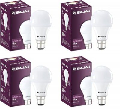 Bajaj Ivora HB LED Lamp 12W CDL B22 | LED Bulb For Home | (Pack Of 4)