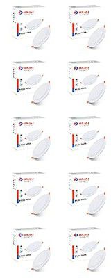 Bajaj IVORA LED Panel 15W WDL Warm Daylight Round (Pack of 10)