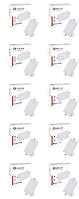 Bajaj IVORA LED Panel 18W CDL Cool Daylight Square (Pack of 10)