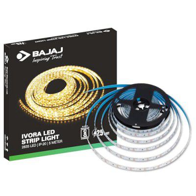 Bajaj Ivora LED Strip Light 24W | 4 Star Rated | Energy Efficient & Long Life | Adjustable & House Warming | 1 Year - Warranty (Blue)