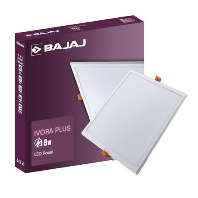 Bajaj Ivora Plus LED Panel 18W CDL Square | 18W False Ceiling Light | Round LED Conceal Surface Light