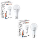 Bajaj LEDZ 9 Watt Inverter B22  Cool Day Light | 2.5 kV Surge Protection | 1 Year - Warranty (Pack of 2, White)...