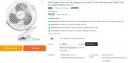 BAJAJ mini fan with usb charging socket ( white 110 mm Ultra High Speed 3 Blade Table Fan  (WHITE SMOKE, Pack of 1)...