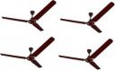 BAJAJ New Bahar 1400 mm Brown CF 1400 mm Energy Saving 3 Blade Ceiling Fan  ...