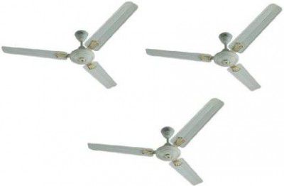 BAJAJ New Bahar Deco 1200 mm Bianco CF 1200 mm Energy Saving 3 Blade Ceiling Fan