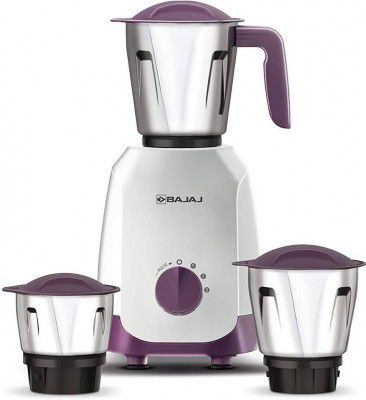 BAJAJ Ninja Series Carve 750 W Mixer Grinder  (Ninja Series Carve | 3 Jars | White & Purple)