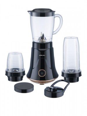 Bajaj NX-01 Black Plastic Multi Function Blending 3 Jars Wet and Dry Grinder with Juicer-300W