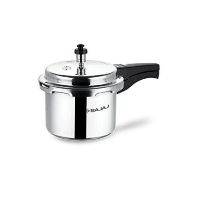 Bajaj PCX 3 liter Outer Lid Stainless Steel Induction Bottom Pressure Cooker