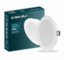 Bajaj Plastic Ivora 12W Recessed Down Light for Ceiling| False Ceiling Required|Cut Out-4 Inch|Cool Day Light|Energy Efficient|2 KV Surge Protection|for Home,Living Room,Bedroom,Kitchen...