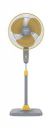 Bajaj Rapido HS 400mm Grey & Yellow Pedestal Fan...