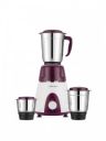 Bajaj Rex 500W Purple Mixer Heavy Duty Grinding with 3 SS jars - 2 Yr warranty...