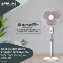 Bajaj Robusto 400mm Oscillating Pedestal Fan...