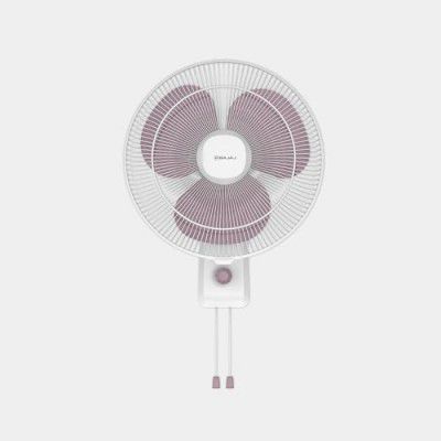Bajaj Robusto 400mm Oscillating Wall Fan for Home| DuraBreezeTM Technology | 3Years Comprehensive Warranty | Surge Protection| 100% Copper Motor| High Air Delivery |Modern Décor | Lavender & White