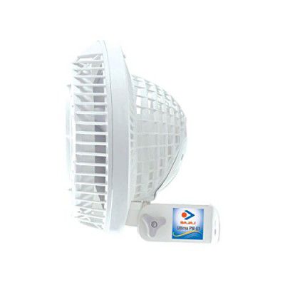 Bajaj Ultima Neo PW01 200 MM Wall Fan, 220-230 V, AC, 50 HZ, (White/Black)