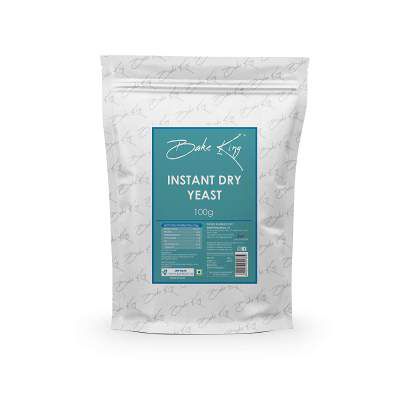 BAKE KING Instant Dry Yeast Powder 100G for Pizza Base & Baking