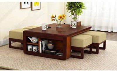 Balaji Furniture Coffee table with stools | Center table with 4 stools