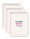 Balaji Photo Frame A4 Document Wall Hanging Photo Frame Set of 3 Photo Frames for Home and Office Decoration | Best for Gifts, Anniversary or Birthday (A4 Frame White-3)...
