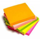 Bambalio BSNS-33 3 x 3 inch Neon Sticky Note Pad (Pack of 6)...