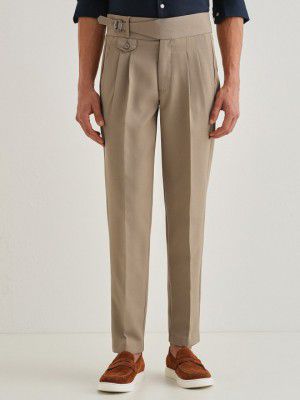 Banana Club Men Original Slim Fit Pleated Regular Trousers