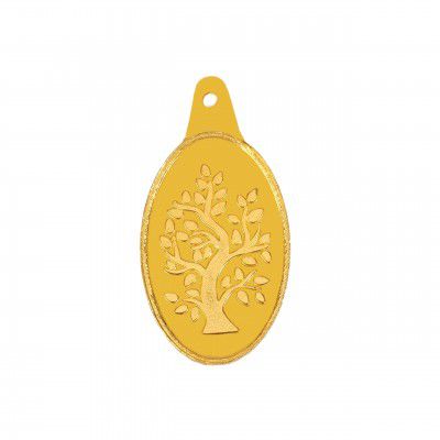 Bangalore Refinery 24k (999) Gold Coin Pendants 1gm