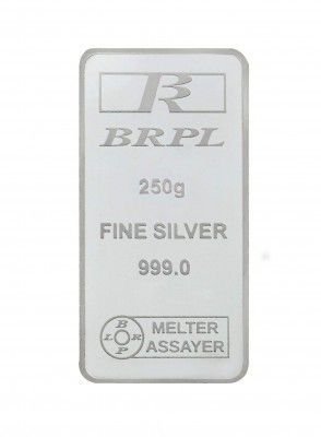 Bangalore Refinery 999 Purity Silver Bar 250 Gram