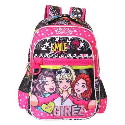 Barbie My Baby Excel(Label) Girlz Big Zipper School Bag 41 cm