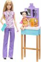 BARBIE Pediatrician Doll and Doctor Playset with Accessories, Purple Scrubs (Multicolor)...