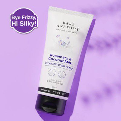BARE ANATOMY Hydrating Conditoner with Rosemary & Coconut Milk for Smooth & Silky Hair - 150 g