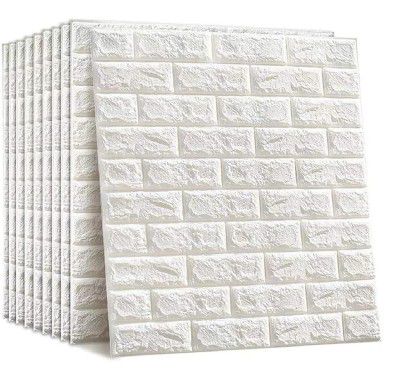 Barebeauty Wall Stickers Wallpaper PE Foam Brick Design DIY Decal (70 x 77 cm) 