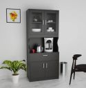 Barewether Engineered Wood Kitchen Cabinet (Finish Color - Wenge, Knock Down)...