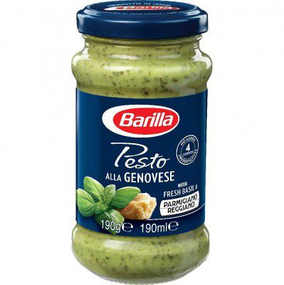 Barilla Pesto Genovese Pasta and Pizza Sauce, 190g, Italy
