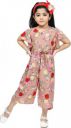 Barkat  Floral Print Girls Jumpsuit...
