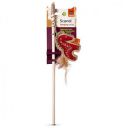Barkbutler Fofos Scandi Horse with wooden stick Toy for Cats...