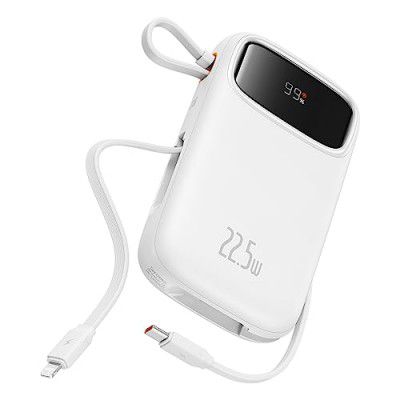 Baseus Qpow2 Dual-Cable Digital Display Fast Charge Power Bank 10000mAh 22.5W 